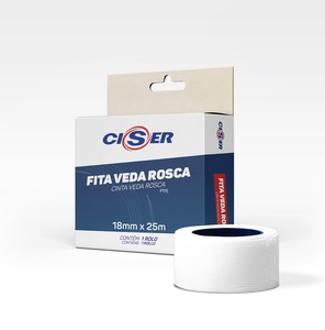 FITA VEDA ROSCA 18MM X 25M (30 PÇ) 18MM X 25M