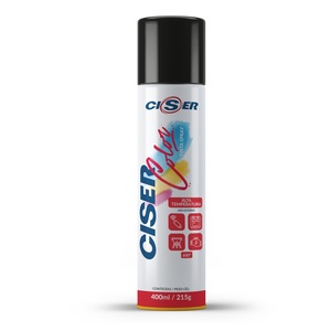 TINTA SPRAY ALTA TEMPERATURA 400ML 215G PRETO FOSCO