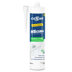 ADESIVO HIBRIDO COLA CUBAS MS BRANCO 400G