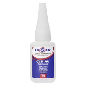 ADESIVO INSTANTANEO CIS 701 20G MEDIA VISCOSIDADE