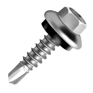 PARAF.SEXT.FLANGEADO AR EPDM PON.BROCA N.3 RI AC N.12 X 3/4 SILVER RUSPERT