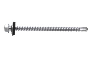 PARAFUSO SEXT.FLANGEADO P.BROCA N.3 C/ ARRUELA MET/EPDM N.12X3.1/2 POLIDO