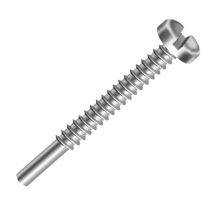 INOX 304 - PARAFUSO ESQUADRIAS DE ALUMINIO CABECA PANELA FENDA SIMPLES PONTA PILOTO